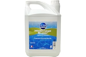 BLUE POINT COMPANY Hivernage Super Piscine, Traitement Anti Algues Vertes │Produit d’Hivernage Non Moussant pour Piscines, Efficace contre Dépôts Calcaires 5L│Empêche le Développement des Algues et les Taches de Rouille