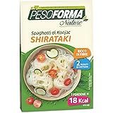 Pesoforma Nature Shirataki, Spaghetti di Konjac , solo 12 Calorie X 100Gr, 1 Porzione, 150 Gr