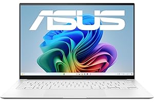 ‎ASUS ASUS Zenbook S 14 UX5406SA Laptop | Copilot+ PC | 14" WQXGA+ 16:10 120Hz OLED Display | 32GB RAM | 1TB SSD | Intel Core Ultra 7 258V | Intel Arc | Win11 Home | QWERTZ | Scandinavian White