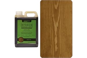 Littlefair's Teinte Bois 2.5ltr - Teinture Bois Écologique À Base D'Eau et Sûre - Lasure Bois Intérieur à Séchage Rapide - Peinture Lasure pour Bois Nettoyage Facile - Couleur:Pin foncé