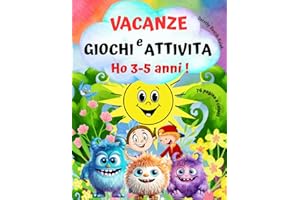 HO 3-4-5 anni ! Estate-Libro delle Vacanze. Giochi di Logica, Educativi e Passatempi Intelligenti per Bambini Svegli.: Attività per Scuola Materna. ... Trova le Differenze, da Colorare