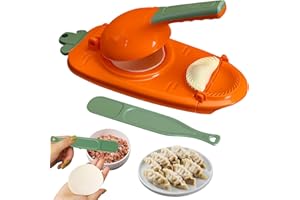 RCYHCY Dumpling Maker, Pelmeni maker, 2 in 1 Teigtaschenformer, Gyoza Maker, Maultaschen Former, DIY Knödel Skin Maker Knödelmaschine, Teigtaschenformen, für Küche Dumpling, Ravioli, Machen