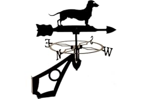Dragon Laser Ltd., Dachshund Decorative Weathervane, Dog, Gift for Dog Lovers, WITH ANTI-RUST COATING**