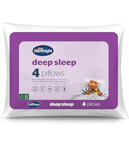 Silentnight Pillows 2 Pack Soft Support Superwash Hypoallergenic Hotel Quality | UK - View #8