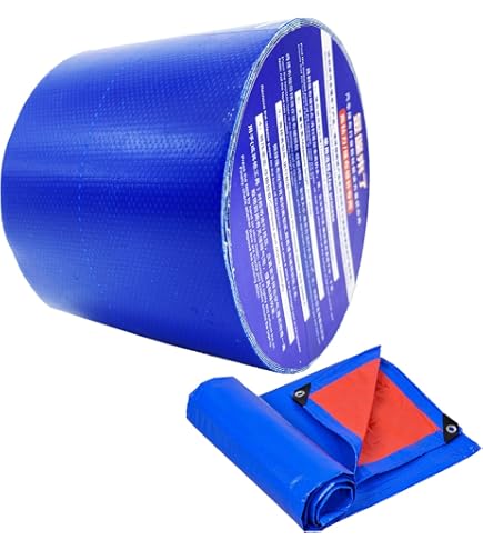 Sourcing Map 2pcs Tarpaulin Repair Tape 2" X 24.6ft Strong Adhesion PVC Waterproof Universal Tent Repair Tape Awning Repair Tape For Industrial Use DIY Home Repair, Black