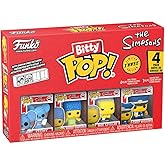 Funko Bitty Pop! The Simpsons - Itchy 4pkund bir s&uuml;rpriz mini fig&uuml;r - 0,9 in&ccedil; (2,2 cm) koleksiyon par&ccedil;ası istiflenebilir ekra