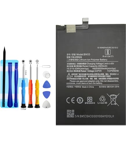 Batterie De Remplacement Pour Redmi Note 9 Pro / Note 10 Pro – Compatible BN53, Haute Capacité