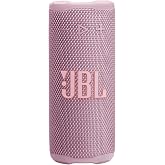 JBL Grip, Compact Bluetooth Speaker, Pink | JBL Pro Sound, AI Sound Boost, IP68 Waterproof, Ambient Light, Autonomy 14 h, Aur
