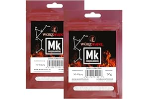 WÜRZTEUFEL Pectine, agrumes, citruspecttine, pectine fixe, épaississant végétalien E440ii - 2 sachets de 50 g (100 g)