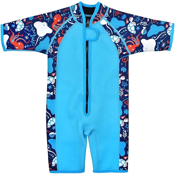 Splash About Warm in One Baby Wetsuit, Strawberry Field, 3-6 Months