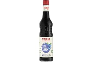 Toschi Zero+ Sciroppo Senza Zuccheri al gusto di Chinotto in Bottiglia di vetro da 560 ml