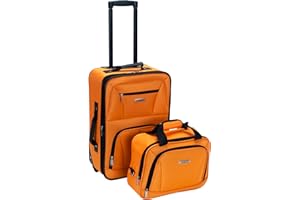 Rockland - Juego de Maletas Adulto Unisex, Naranja (Naranja) - F102