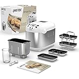 Imetec Zero-Glu Pro, Macchina per Pane, Ciabatte e Panini senza Glutine per Celiaci, Pasta Pizza, Dolci, Marmellate, 20 Progr