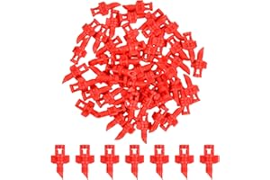 DENTEDELEAO Micro Garten Rasen Wasser Spray, 50 Stück Zerstäuber Mikro-Sprinklerköpfe, Nebeldüsen für Pflanzen, Garten Sprinkler Sprüher Sprühdüse, für Hydrokultur-Gartenbewässerung (360 Grad)