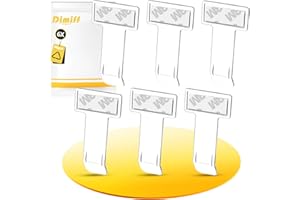 Dimiff 6 Portabiglietti da Parcheggio, Portabiglietti da Parcheggio Trasparenti per Parabrezza, Portabiglietti da Parcheggio in Plastica per Auto e Veicoli, per Auto, Camion e Roulotte