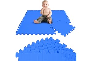 LittleTom 9 Grube maty podłogowe - Dziecko i dziecko od 0 miesiąca 30 x 30 kwadratowych płytek z pianki EVA