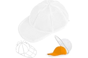 1 set Cap tvättmaskin, keps tvättmaskinsform, basebollkeps tvättställning, hatttvättställning, basebollkeps tvätt för tvättmaskiner, keps bricka för basebollkepsar, med basebollkepsar hattnät