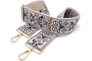 KOCRIS CASA Tracolla Per Borse Donna Borsa Colorate 5cm Cinghia Larga Tracolla Catena Crossbody Ricambio Tessuto Regolabile Cintura Cinghie Spalla Accessori Gold H02