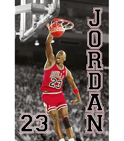Amazon.de: Close Up Michael Jordan - NBA Poster (23 Slam Dunk