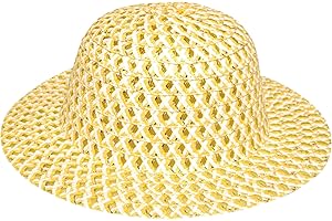 WIDDLE SPRINGTIME Easter Novelty Dress up - Yellow Bonnet Summer Hat for dress up and decoration