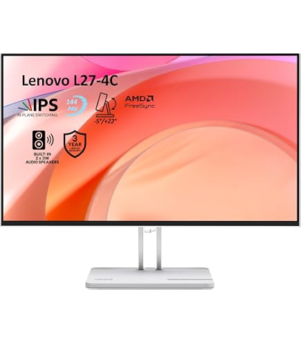 Lenovo L27e-40 27 Inch VA FullHD 100Hz Anti-glare Monitor With