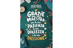 Regalo Maestra Finne Anno: Agenda insegnante Elementare Asilo Primaria , una settimana su 2 pagine