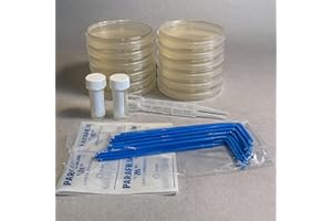MIGLE Bacteria Science Kit Petri Dishes with Agar STEM Science Fair Project Kit