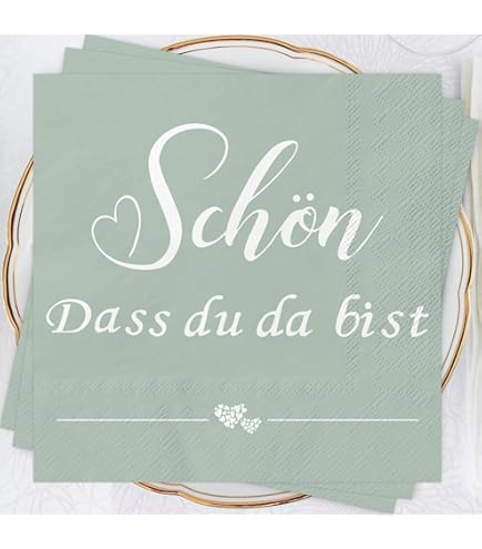 Party Deko Schön DASS Du Da Bist Bierdeckel - 50 Stück Aus Pappe 9