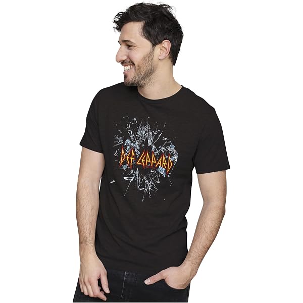 Buy Three Times 5 Def Leppard India Tour Graphic T-Shirt | 100