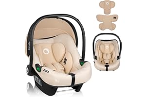 LIONELO ASTRID silla de coche para bebés 40-87 cm i-Size puntos protección lateral Portabebés, Orientación trasera cinturón de seguridad de 3