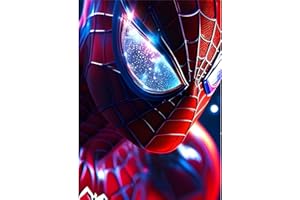 EOBROMD 5D Diamond Painting Kit Completo Spider, Cartoon Pittura Diamante FAI DA TE, Diamond Painting Bambini Adulti, Strass Ricamo a Punto Croce Painting Decorazione per Casa 30x40cm