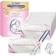 50 Pieces Ovulation Test Strips, Ovulation Predictor Kit, Highly Sensitive 25miu/ml Test, Sensitive Fertility Predictor Testing Sticks, Women Home Testing