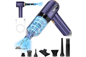 Ledeak Handheld Vacuum Cleaner Cordless, 15000PA Powerful Rechargeable Car Vacuum Cleaner, 3 in 1 Portable Mini Car Hand Held Hoover Cordless with Digital Display, Vacuum Cleaners for Car Home Office