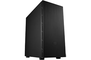 Cooler Master MasterBox MB600L V2- Case PC in Acciaio Spazzolato, Lati in Rete, Maggiore Versatilità di Raffreddamento, Spazi Interni Migliorati, Cover Alimentatore Ventilata - Pannello in Acciaio