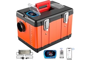 YiLFo 8KW Standheizung Diesel, All-in-One Diesel Luftheizung, 220V-240V AC 12V 24V DC Tragbare Dieselheizung, Bluetooth-APP Steuerung, für LKW Boot Bus Wohnmobil Niedrige Temperaturen und Höhenlagen