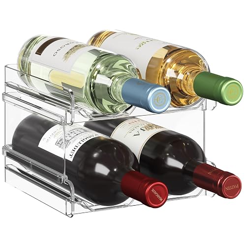Lifewit Weinregal stapelbar, für Kühlschrank