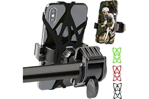 Ceciliec Fahrrad-Handyhalterung – Universal-Fahrradhalterung für iPhone & Android – Lenker-Fahrrad-Handyhalterung für Motorrad, unverzichtbares Fahrradzubehör für sichere und bequeme Handy-Navigation