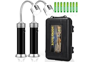 MUMISUTO Grill Licht,2 Stück Grill Licht LED BBQ Lampe,Magnetische Grilllampe Outdoor BBQ Licht Set 360° Flexible Schwanenhals Verstellbare Lampe Beleuchtung Zubehör für Barbecue Picknick,Party,Werkstatt