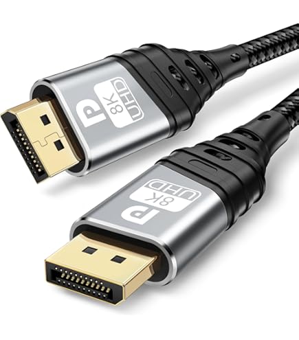 360hz Monitor Silkland DisplayPort Cable [54Gbps, VESA