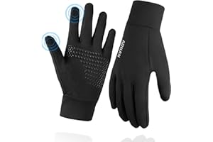 YANIKY Touchscreen Handschuhe, Herren Damen Laufhandschuhe, rutschfest Winddichte Fahrradhandschuhe, Warme Winterhandschuhe, Sporthandschuhe für Fahrrad,Laufen,Wandern,Fahren