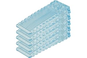 LAMXD Topes para Puertas, Tope de Puerta para Suelo,5pcs Cuña Puerta de Goma Antideslizante Apilable,Protección de Pared y Muebles Altura Regulable, Antideslizante, para Cuarto de baño, balcón