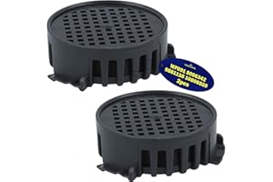 2 Piezas Filtro Carbon Activo Frigorifico Ø 45 mm para Miele 10806820 para Liebherr WF091 9096342 909634200 9096342-00 9881116 988111600 - Garantía de 10 Años - MONTERAL