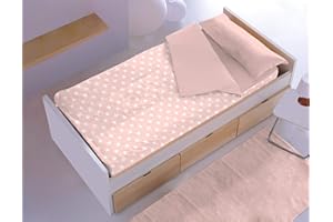 Saco de Cuna Estrella con Relleno FM TEX (60x120 cm, Rosa)