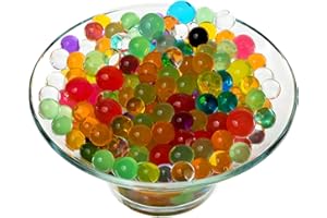 WedDecor 500 Stück Wasserperlen Silikon Gelkugeln – Bunte Mixed Water Balls für Pflanzen, Vasenfüller, Deko, Tischdekoration & DIY Mittelstücke