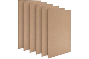 Bright Creations MDF Board, 27.9 x 35.5 cm, 11 x 14 Inches (6 Pack)