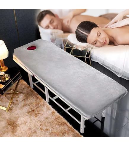 Coprilettino Massaggio In Memory Foam 6 Cm, Pieghevole, Con Foro Per Il Viso, Per Saloni E Estetisti, Disponibile In Più Misure