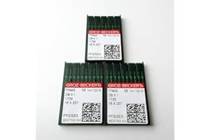 EVERNICE Groz Beckert Lot de 30 aiguilles pour machine à coudre 16 x 231 16 x 257 1738 10 / 70