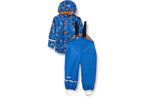 CareTec Rain Suit-Pu W. Fleece Pantaloni Impermeabili Bambini e Ragazzi
