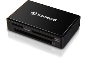 Transcend TS-RDF8K2 USB 3.1 Gen 1 SDXC/SDHC UHS-I, microSDXC/SDHC UHS-I and CompactFlash Memory Cards Multi Card Reader USB Type-A
