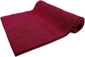 WohnDirect Premium Tappetino da Bagno Berry - Tappetino da Bagno Morbido e Antiscivolo - Microfibra Durevole e Assorbente, Lavabile in Lavatrice - 50x80cm